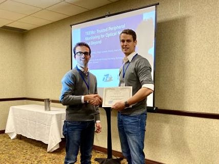 Towards entry "SysTEX@SOSP 2019: Marcel Busch, Ralph Schlenk, and Hans Heckel Receive Best Paper Award"